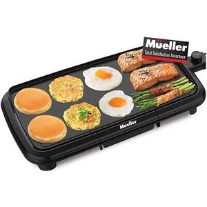Mueller Electric Griddle Nonstick,20" Eco Pancake Griddle Grill Teflon-free