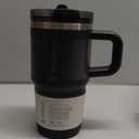 STANLEY Quencher ProTour Flip Straw Tumbler with Leakproof Lid 20 oz | Built-In Straw and Handle | Cup Holder Compatible for Travel | Insulated Stainless Steel Cup | BPA-Free | Black Fade