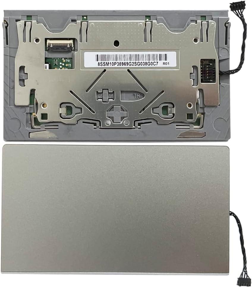GinTai Laptop Touchpad Clickpad Mouse TrackPad Board with NFC Cable Replacement for Lenovo Thinkpad X1 Carbon 6th GEN 20KG 20KH 01LV571 01LV570 01LV569 SM10P35969 (Sliver)