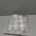 Laolitou Checkered Tablecloth Rectangle Washable Buffalo Plaid Table Cloth with Tassel Cotton Linen Gingham Table Cover for Picnic Kitchen Dining Room, Blue, 86 Inch (86" x 55" (Rectangular))