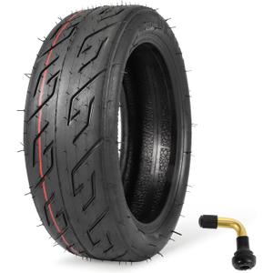 10x2.70-6.5 Scooter Tire,70/65-6.5 Tubeless Tire Electric Scooter Tires with Angled Valve for Speedway Dualtron Joyor Titan Segway Gotrax Scooter
