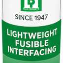 H.B.I. Lightweight Fusible Interfacing White Non-WovenFusible Interfacing for Sewing, Quilt Batting, Batting for Quilting, Fusible Fleece, Iron-On Interfacing for Sewing, 20" x 25 Yards
