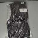 Women's Micro Flared Fleeced Sweatpants - Elastic Waist Drawstring, Warm Fleece for Winter Daily Wear (Brown, S)