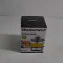 Elite Gourmet ETS623 BPA-Free Electric Citrus Juicer, Compact, Large Volume, Pulp Control, Oranges, Lemons, Limes, Grapefruits with Easy Pour Spout, 24oz, Black/Stainless Steel (24 ounce)