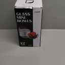 Mini Glass Prep Pinch Bowls, 3.5 inch 4 oz Clear Glass Bowls for Condiments, Small Glass Bowls, and Pinch Bowls (12 Pack)