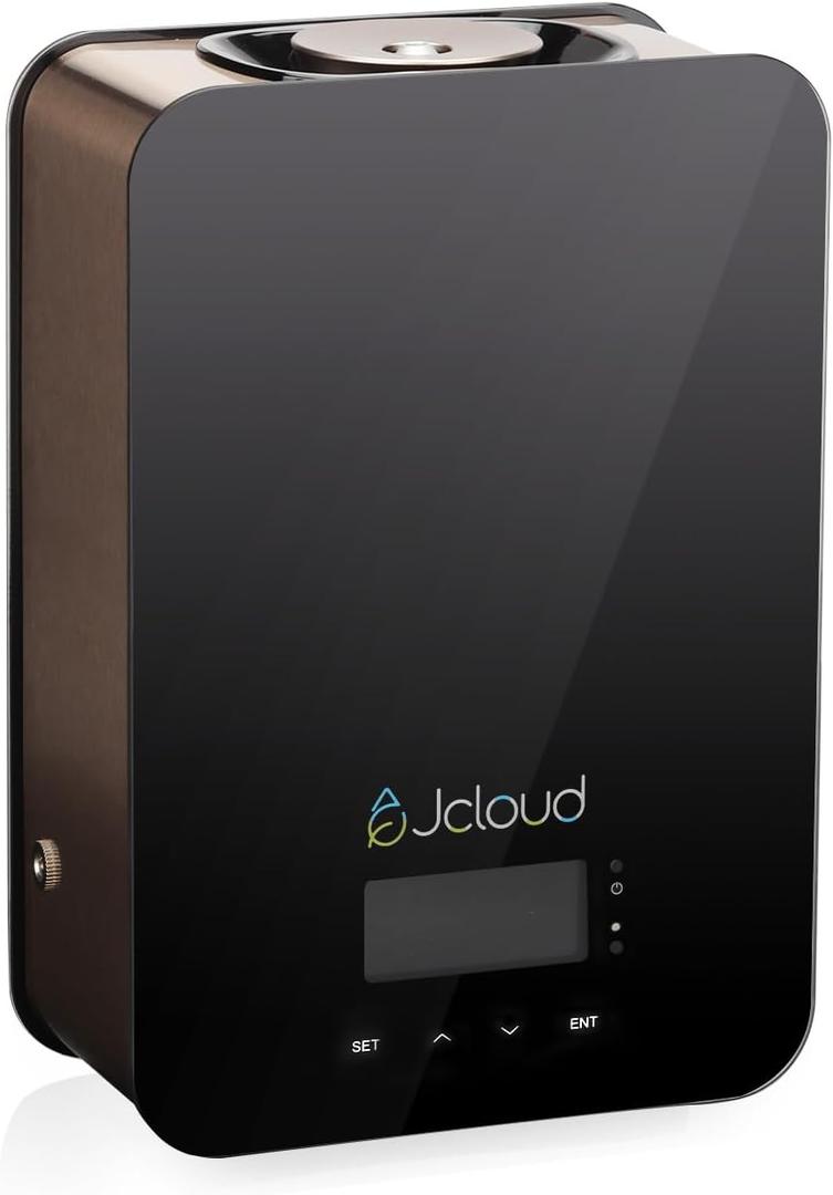 JCLOUD Upgrade Smart Scent Air Machine for Home, Cold Air Technology Waterless Essential Oil Diffuser | Cover Up to 2000 Sq. Ft | Aromatherapy Diffuser for Large Room, Office (Black)