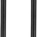 1FT Stainless Steel Extension Rods for 1 Inch Diameter Black Curtain Rod Kit - Easy to Install for Extending Curtain Rods - Black (2 Pack)