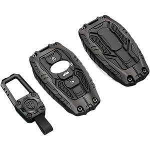 Heavy Zinc Alloy Key fob Cover, Keychain, Key Case, Accessories Compatible with Subaru BRZ Legacy Outback Ascent Crosstrek Forester WRX