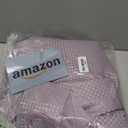 Colorful Star No Hook Shower Curtain with Snap in Fabric Liner, Waffle Weave Heavy Duty Thick Shower Curtains with Mesh Top Window, Hotel Style Waterproof Bathroom Curtain Set, 72 x 75 Inch, Lavender