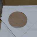 43'' Round Dining Table for 4 - Modern Wood Kitchen Table with Sturdy Pedestal Base, Space-Saving Design for Small Spaces, Apartments, Easy Assembly