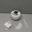 Upgraded Ultrasonic Retainer Cleaner Machine, 45kHz Ultrasonic Dentures Cleaner for Night Guards, Braces, Aligner, Toothbrush, Jewelry and More, 200ML Capacity, White