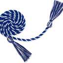 Graduation Cords for Graduation 2026 Royal Blue and White Grad Cords Honor Cord Graduations Ropes 67 Inch Long Braided Cord for 2026 Graduations Ceremony Decorations Bachelor Gown Accessories