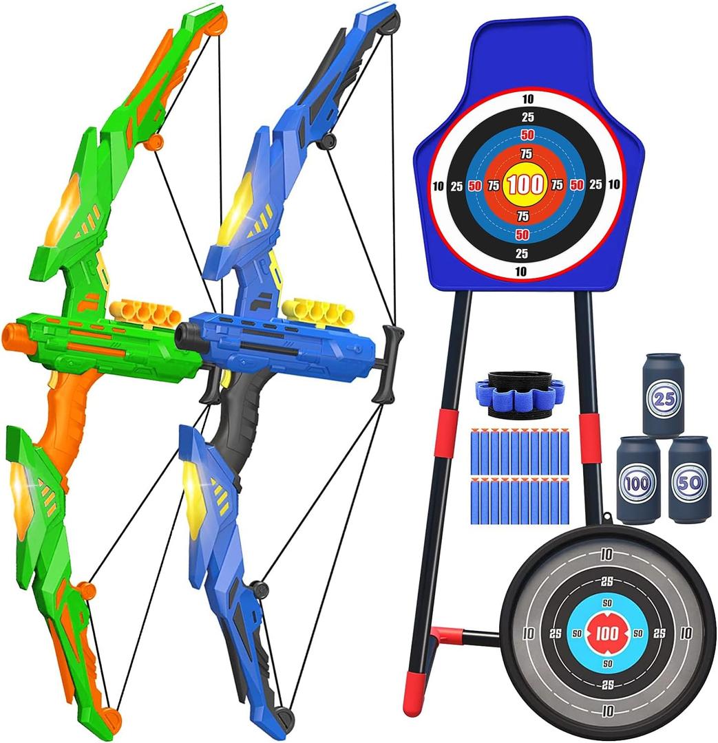 TOY Life Bow Arrow, Bow and Arrow Kids 8-12, Kids Bow and Arrow Set, Kids Archery Set, Toy Bow and Arrow Set, Bow and Arrow for Kids 4-6, Bow and Arrow Set, Bow and Arrow Toy
