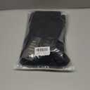 DOCUMO Fleece Lined Tights for Women Thermal Pantyhose Winter Warm Fake Translucent Tights High Waisted Thick Leggings (Black)