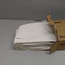 OOOK Storage Basket Set, 3 Pack Baskets for Shelves, White Storage Baskets for Organizing Toys, 11.4"Lx9.4"Wx7.4"H