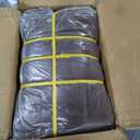 30 x 50 FT Waterproof Heavy Duty Tarp, 10 Mil Thick, Outdoor Furniture Covers, Plastic Insulated Tarpaulin for Camping Tent Roof Boat Patio Pool Cover, Large & Small Multi-Size Tarps, Brown/Black