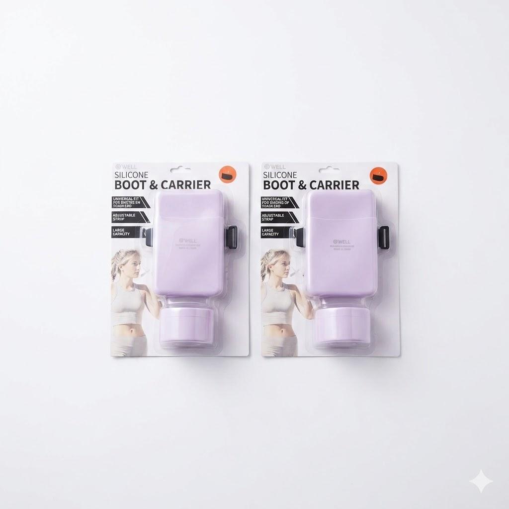Bwell Silicone Boot & Pouch, 2pack