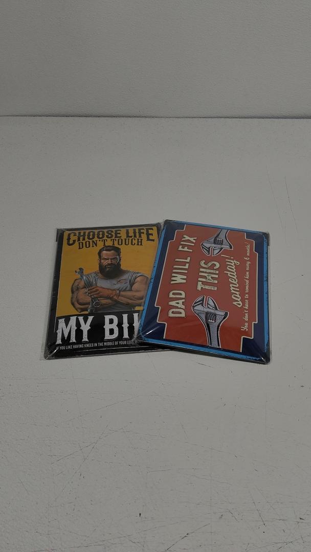 Set Iron Sign of 2Pack
