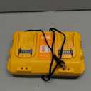 2Pack 5.0Ah Replacement for Dewalt 20V Battery with DCB102 Dual Port Charger (2C+2B, Orange)