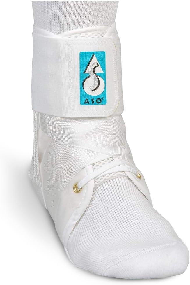 Med Spec ASO Speed Lacer Ankle Brace for Sprained Ankle and Peroneal Tendonitis, Orthopedic Ankle Support for Men, Women, Adults, Teens and Kids, Sports Injury Recovery, Medium