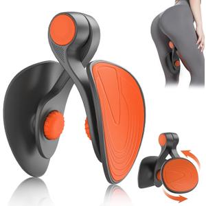 Kegel Exerciser, Pelvic Floor Muscle Exercise Devices for Women, Inner Thigh Exerciser Leg Workout Equipment Thigh Trainer for Male Hip Trimmer Inner Thigh Toner Workout (Red Black)