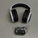 Ozeino 2.4GHz Wireless Gaming Headset for PC, Ps5, Ps4 - Lossless Audio USB & Type-C Ultra Stable Gaming Headphones with Flip Microphone, 40-Hr Battery Gamer Headset for Switch, Laptop, Mobile, Mac (Black and White)