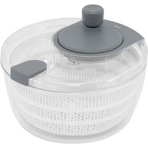 Glad Salad Spinner, 4.2 Quarts - Dishwasher Safe Lettuce Spinner, Fruit Washer, and Vegetable Strainer - Colander, Toss & Serve Bowl, and Locking Lid, Heavy Duty Plastic