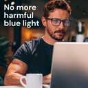 Gaoye Blue Light Blocking Glasses -Fashion Square Eyeglasses, Anti UV Ray Computer Gaming Glasses Blue Blockers for Women/Men