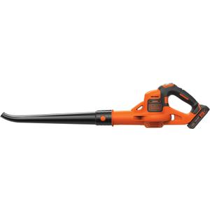 BLACK+DECKER 20V MAX* Cordless Sweeper with Power Boost, Leaf Blower with Battery and Charger (LSW321)