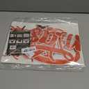 Whaline 24Pcs Christmas Garage Decoration Magnet Stickers Red Happy Holidays Garage Door Decals Snowflake Refrigerator Stickers for Xmas Home Party Decor