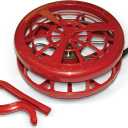 K&H Pet Products Stock Tank & Pond Heater, Ultimate Stock Tank Deicer w/ Cord Clip, Water Trough Heater for Horses, Cattle and Livestock, Full Cage, Floating, Submersible, Safety Listed - Red 750W