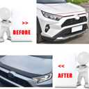Hood Protector Bug Deflector For Toyota RAV4 LE/XLE/XSE/Limited 2019 2020 2021 2022 2023 2024 2025 Front Hood Bonnet Cover Trim Glossy Black