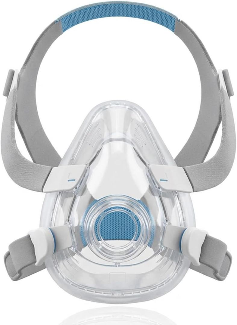 Upgraded Replacement Cushion Set for Airfit F20, Advanced Silicone F20 Full Face Mask, Optimized Sealing & Comfort, Cost-Effective CPAP Supplies, Includes Medium Cushion, Headgear & Frame(No Elbow)