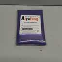 Aiyufeng Purple Sheer Curtains 84 Inches Long 2 Panels Set, Light Filtering Soft Airy Voile Rod Pocket Purple Sheer Window Drapes for Bedroom Living Room, Each 40Wx84L Inches