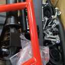 Fitness Reality Power Cage Squat Rack with Optional LAT Pulldown, Cable Crossover, 800 lb Capacity, Multi-Grip Pull-Up Bar, Adjustable Safety Bars, Strength Training for Home Gym