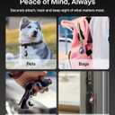 Belkin Apple AirTag Secure Holder with Key Ring - Durable, Scratch-Resistant Case with Open Face & Raised Edges - Protective AirTag Keychain Accessory for Keys, Pets, Luggage, & More - Black