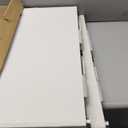 Set of 2 Folding Table 6 FT Lightweight Camping Table Portable Plastic Rectangular Outdoor Dining Table Steel Legs Fold-in-Half with Carrying Handle for Indoor,Picnic,Party,Wedding,Events(White)