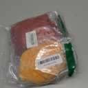 Microfiber Hair Drying Caps, Christmas Absorbent Hair Towel Wrap for Women Wet Hair Quick-Drying Hair Towels, Soft Bow Tie Wet Hair Towel Wrap for Party Favors Goody Bag Filler (Red+Yellow)