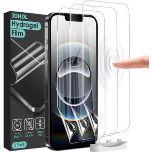 3 Pack Flexible Film for iPhone 16e Screen Protector[NOT GLASS], Invisible Thin, Never Cracks, Full Coverage, Scratch Resistant&Self-Healing