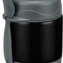 10oz Soup Thermo for Hot Food Kids, Lunch Thermo Kids Food Jar with Spoon Hot Insulated Food Containers, Leak Proof Stainless Steel Wide Mouth Lunch Food Thermo Jar for School, (Black)