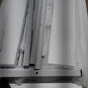 Small Standing Desk Adjustable Height, Mobile Stand Up Desk with Wheels, 32 Inch Portable Rolling Desks Computer Office Workstations for Walking Pad Treadmill White