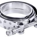 EVIL ENERGY 2.5 Inch V Band Clamp with Flange Male Female Stainless Steel