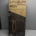 Jumpzylla Fitness Rebounder Trampoline for Adults, Mini Trampoline for Adults with Bar and Elastic Bands, Family Kids & Adult Exercise Trampolines Indoor/Outdoor, 450lbs, 40 inch, Black 