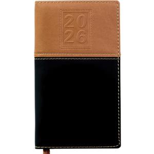 2026 Pocket Planner/Pocket Calendar, 3.5"x6": Includes 14 Months (November 2025 - December 2026) / 2026 Weekly Planner/Weekly Agenda/Monthly Calendar Organizer (Brown/Black)