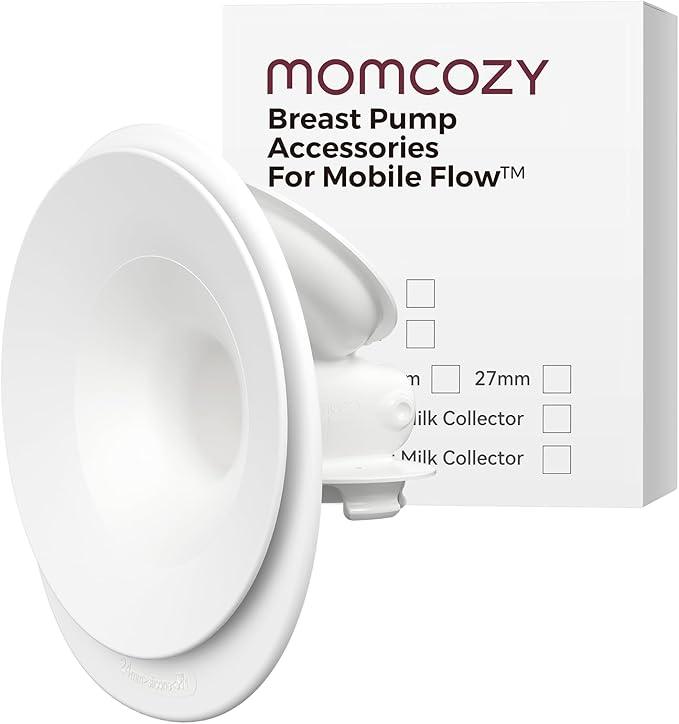 Momcozy Original Replacement Accessories for Upgraded Mobile Flow | Upgraded M9, Original Upgraded M9 Breastfeeding Parts, 27mm Flange, 1 Pack