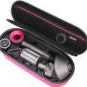 RLSOCO Hard Case for Dyson Supersonic Nural/Supersonic Hair Dryer HD15 HD08 HD07 HD03 HD01, Portable Travel Storage Bag for Dyson Hair Dryer - Fits Complete Supersonic Accessories