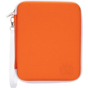 Card Case for Yoto Cards,80-Pockets binder with Zipper,Portable Card Holder Book for Holding Mini Audiobook Cards,Suitable for Boys and Girls(Orange)