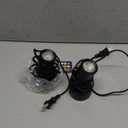 SUNVIE 2 Pack LED Dimmable Up Lights 3W Floor Spotlight with Timer and Remote 3000K/4000K/5000K Uplighting Spotlight 120V Uplights for Plants Artworks, 5.9 FT Plug Cord