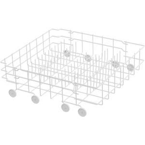 UPGRADED 808602302 Dishwasher Lower Dishrack Compatible with Frigidaire Kenmore Dishwasher Rack Replacement Parts with Wheels, 808602302 154432602 Frigidaire Dishwasher Rack Parts Bottom Rack