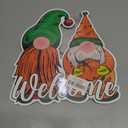 Fall Door Decoration, Welcome Front Door Sign, gnome Decoration, Autumn Pumpkin Patch Sign, Hanging Pumpkin Decorations, Thanksgiving Farmhouse Indoor Outdoor Decor, Housewarming Gift